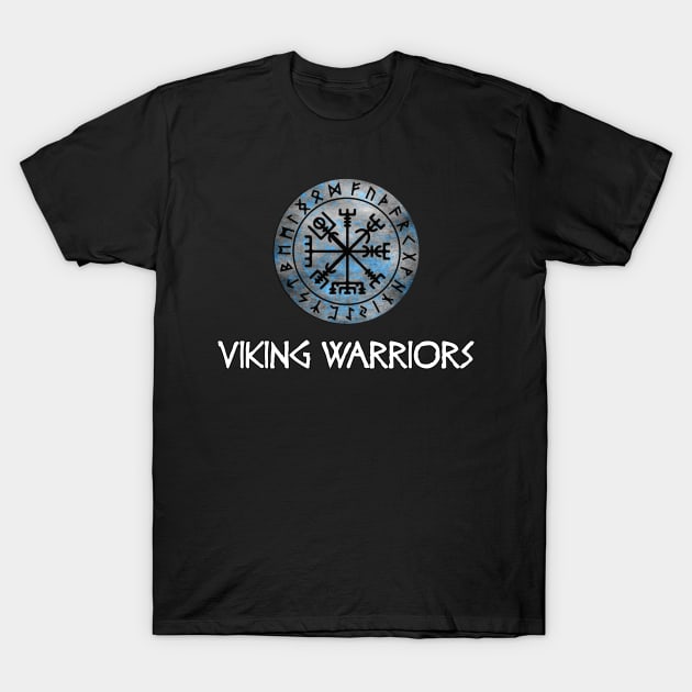 Viking Warriors Vegvisir T-Shirt by Scar